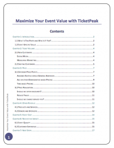 Maximize Your Event Value With TicketPeak